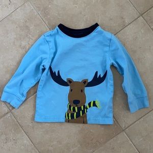 Gymboree reindeer long-sleeved tee size 18-24 months